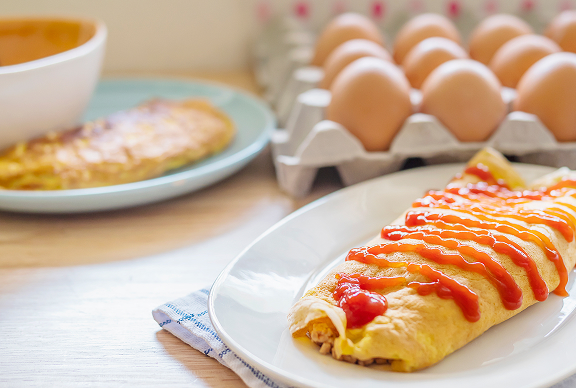 Tortilla de huevo de gallina